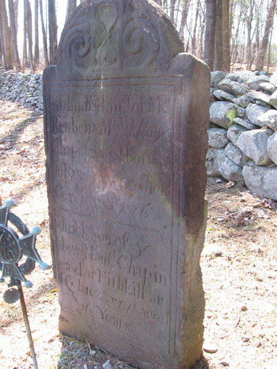 Gravestone of Submit Chapin